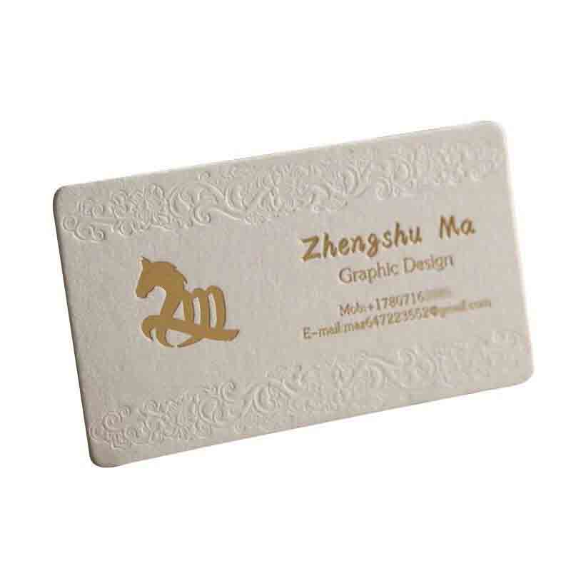 Cotton Paper Embossed Printing 